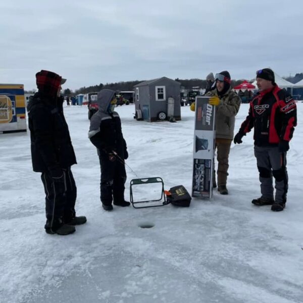 Ice fishing contest